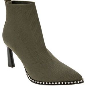 BCBGeneration Olive Heeled Boots with Stud Detailing